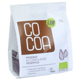 Almonds in chocolate plant milk ORGANIC 70 g - COCOA